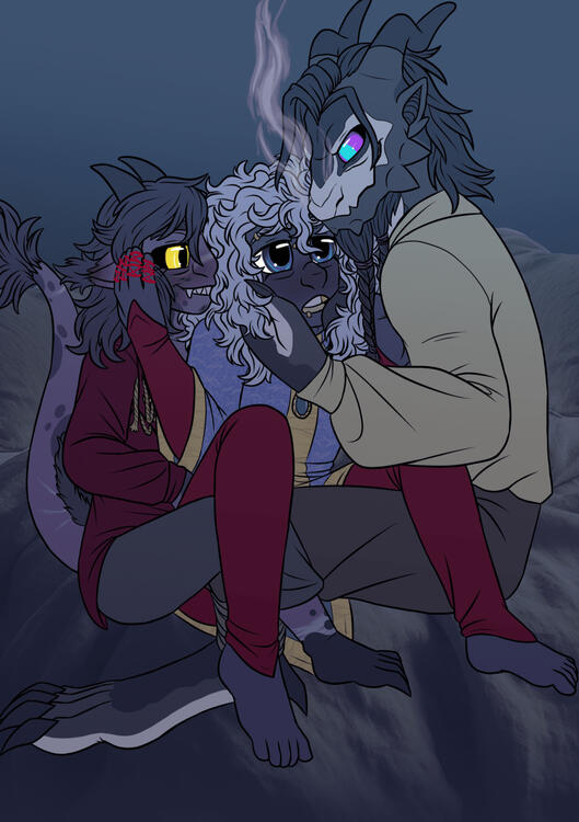 Flat color + basic background